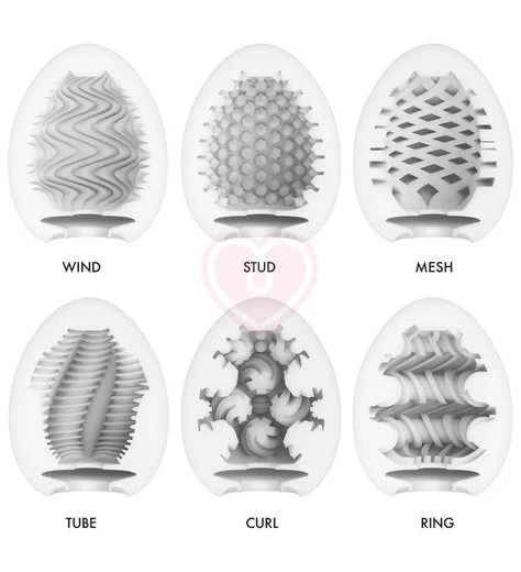 Набор мастурбаторов в форме яйца Tenga Eggs Wonder фото 2