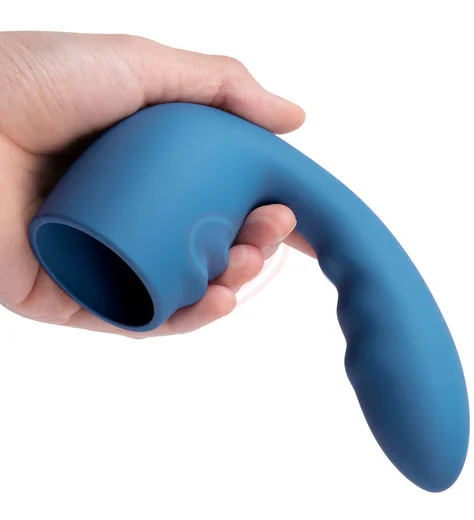 Насадка для массажёра Le Wand Petite Flexi синяя фото 3