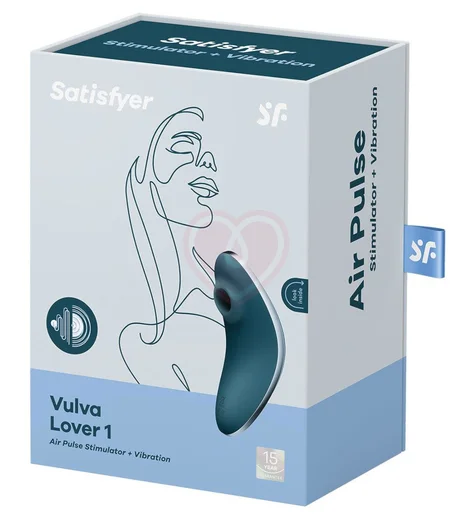 Вакуумный вибростимулятор Satisfyer Vulva Lover 1 тёмно-бирюзовый фото 5