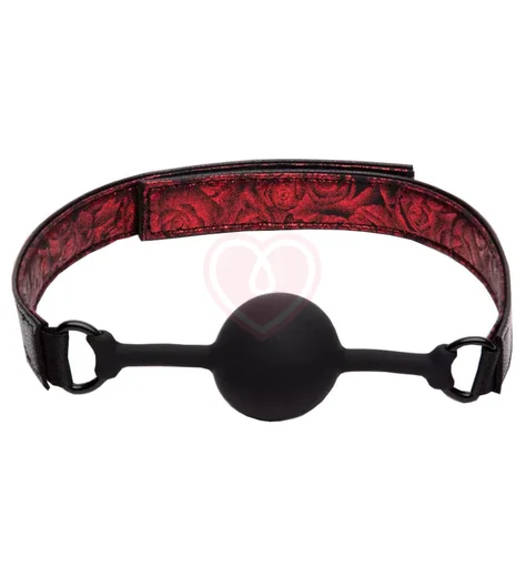 Двусторонний кляп с шариком '50 оттенков серого' Sweet Anticipation фото 2