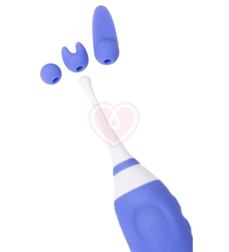 Двухсторонний вибратор Lovense Hyphy с 3 насадками и приложением фото 4