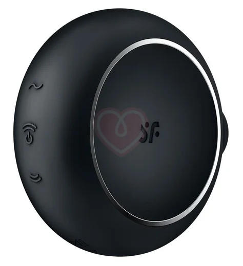 Круглый вакуумный вибростимулятор Satisfyer Pro To Go 3 чёрный фото 3