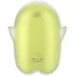 Вакуумый вибростимулятор клитора Satisfyer Glowing Ghost светящийся в темноте жёлтый фото 6