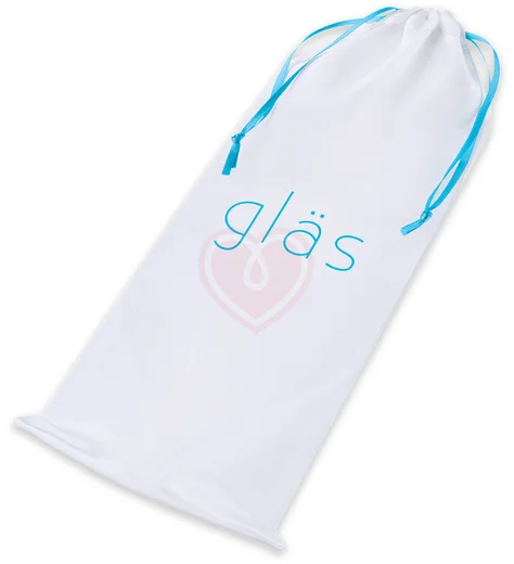 Стеклянный двухсторонний фаллоимитатор Glas Ribbed фото 6