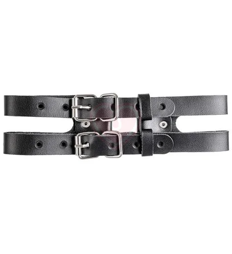 Чокер из двух ремешков Pecado BDSM черный фото 2