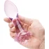 Набор стеклянных анальных пробок с розочками Glas Rosebud Butt Plug Set фото 4