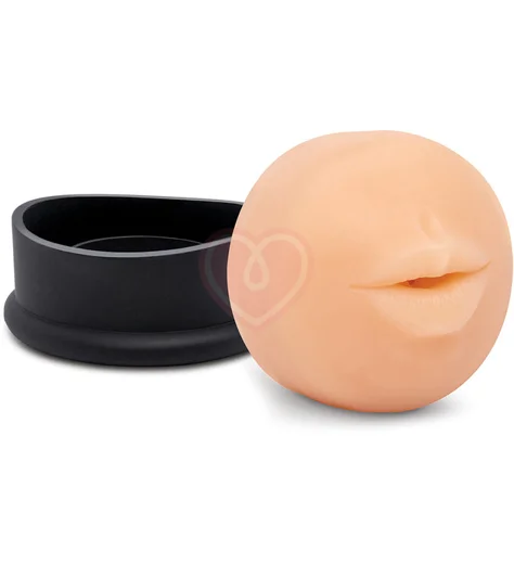 Вакуумная помпа с мастурбатором ротик Lux Fetish Blowjob Auto Sucker Penis Enlarger Pump фото 3