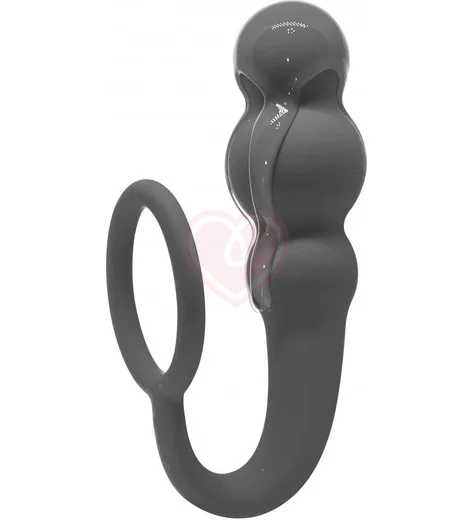 Анальный стимулятор с эрекционными кольцом Spice It Up Legend серый фото 2