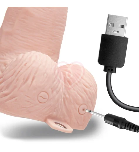 Фаллопротез Lux Fetish с вибрацией телесный 15 см фото 4