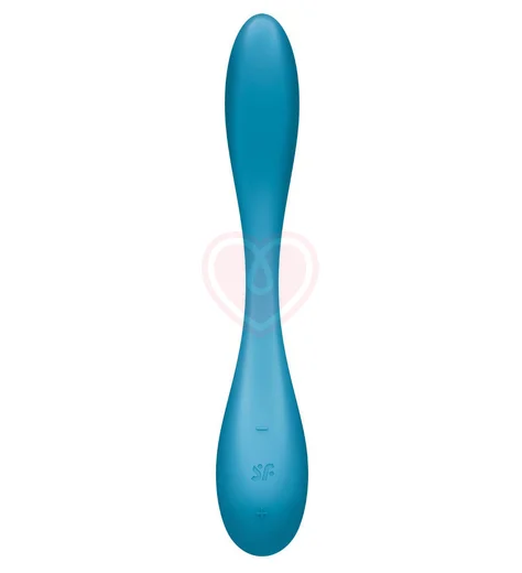 Гибкий вибратор Satisfyer G-Spot Flex 5+ с управлением от приложения голубой фото 3