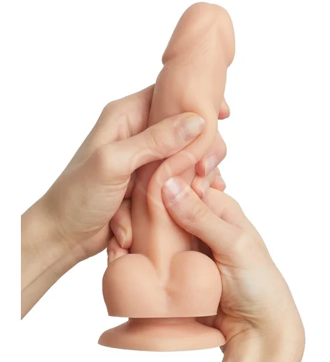 Фаллоимитатор с подвижной кожей Strap-On-Me Sliding Skin XL 15 см телесный фото 3