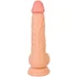 Реалистичный фаллоимитатор на присоске и с мошонкой RealStick Nude Baz телесный фото 7