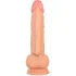 Реалистичный фаллоимитатор на присоске и с мошонкой RealStick Nude Baz телесный фото 8