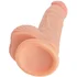 Реалистичный фаллоимитатор на присоске и с мошонкой RealStick Nude Baz телесный фото 10