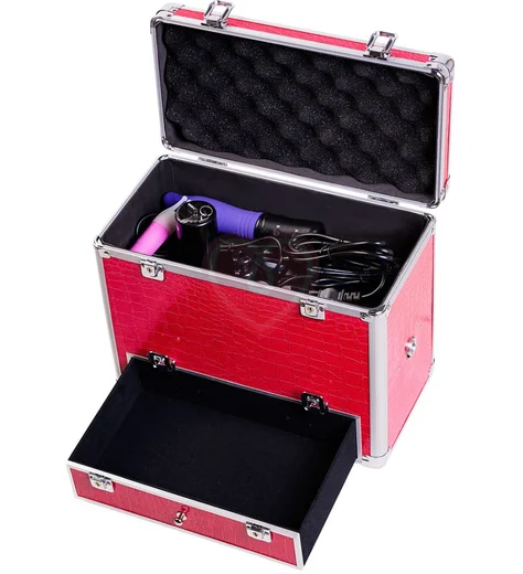 Секс-машина Чемодан Diva Wiggler с двумя насадками розовая фото 6