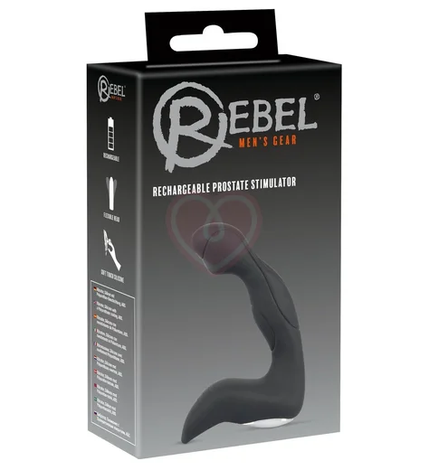 Вибростимулятор простаты Rebel чёрный фото 6