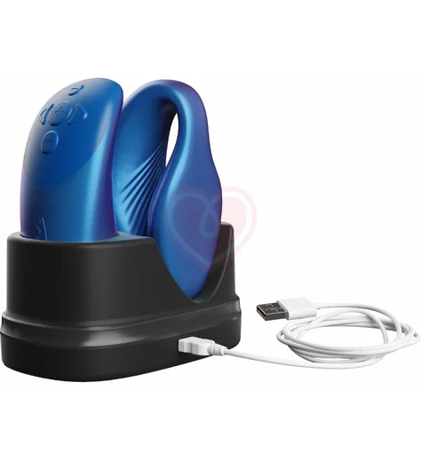 Парный вибратор с сенсорным пультом управления We-Vibe Chorus синий фото 3