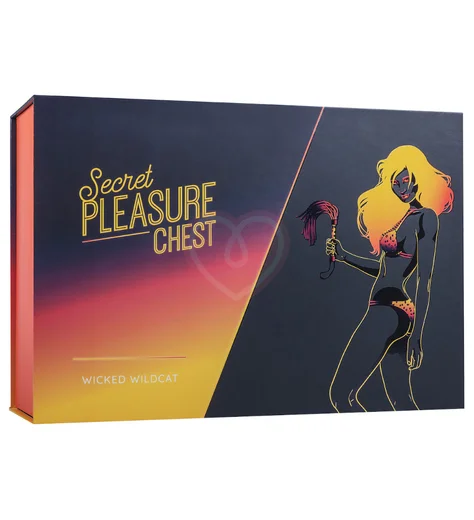 БДСМ-набор из 8 предметов Secret Pleasure Chest Wicked Wildcat леопардовый фото 3