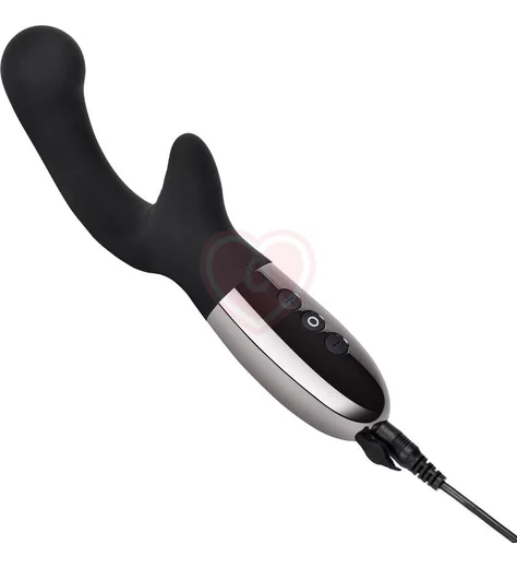 Вибратор для двойной стимуляции Le Wand XO чёрный фото 4