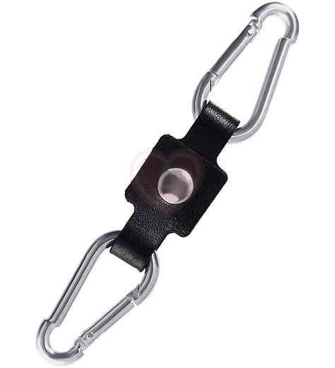 Однослойные наручники с красной строчкой Pecado BDSM черные фото 5