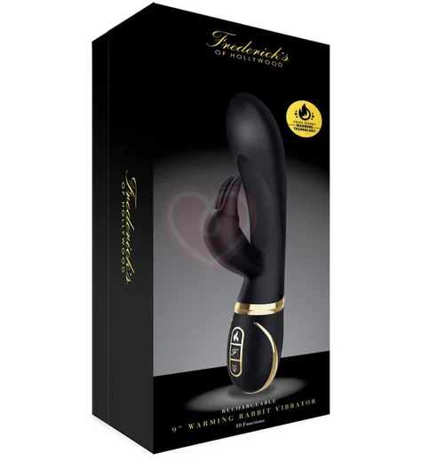 Вибратор-кролик с нагревом Fredericks чёрный фото 3