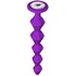 Анальная цепочка с кристаллом Emotions Buddy фиолетовая фото 2