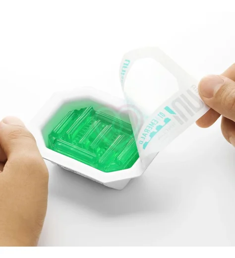 Мини мастурбатор Tenga Uni Emerald зелёный фото 5