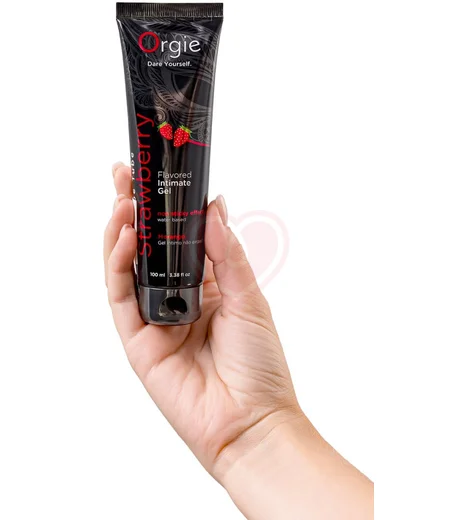Оральный лубрикант Orgie Lube Tube Клубника 100 мл фото 3