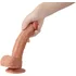 Реалистичный вибратор Real с пультом телесного цвета фото 5