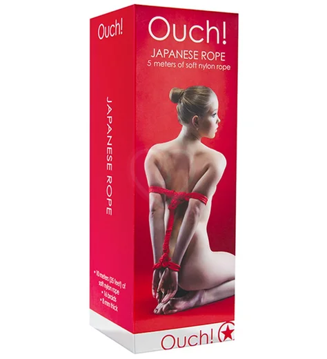 Верёвка Ouch! Japanese Rope 5 метров красная фото 2