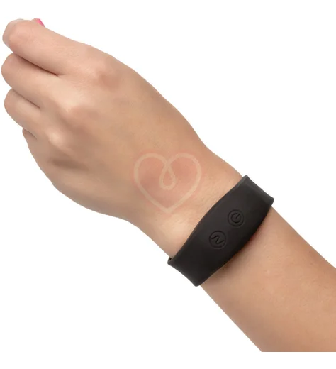 Вибратор для клитора с креплением и браслетом Lock-N-Play Wristband Panty Teaser черный фото 8