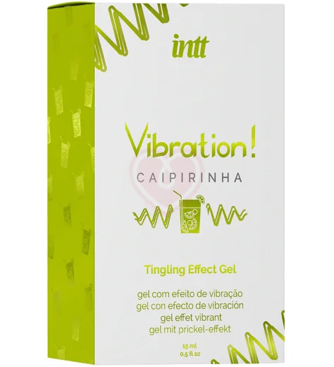 Стимулирующий гель со вкусом коктейля Кайпиринья Intt Vibration! Caipirinha 15 мл фото 2