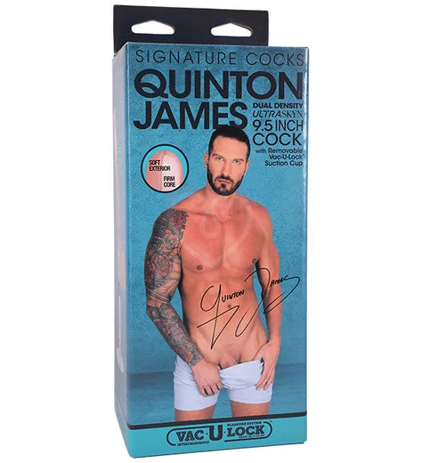 Фаллоимитатор слепок Signature Cocks Quinton James Ultraskyn телесный фото 4