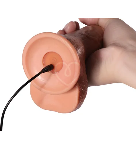 Реалистичный вибратор Real на присоске с пультом фото 3