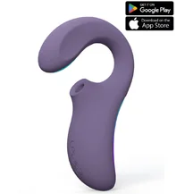 Вибратор с вакуумной стимуляцией Lelo Enigma Double Sonic фиолетовый