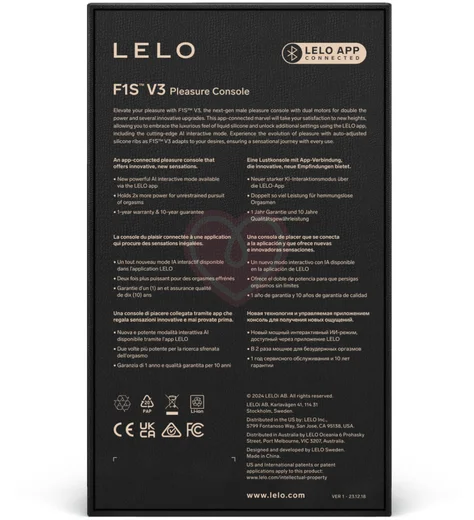 Интерактивный мастурбатор Lelo F1S V3 с вибрацией и звуковой стимуляцией синий фото 8