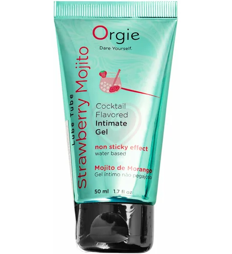 Водный лубрикант Orgie Lube Tube Cocktail Strawberry Mojito со вкусом коктейля Клубничный мохито 50  фото 1