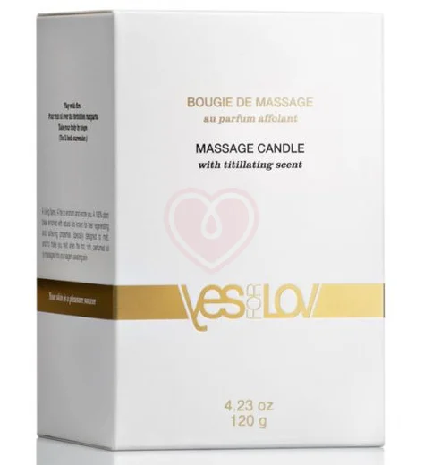 Массажное аромамасло в виде свечи YESforLOV Titillating Massage Candle 120 мл фото 2