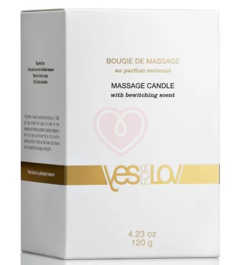 Массажное аромамасло в виде свечи YESforLOV Bewitching Massage Candle 120 мл фото 2