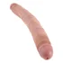 Фаллоимитатор двухсторонний гибкий King Cock Slim Double Dildo 31 см телесный фото 3