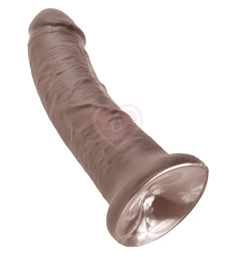 Фаллоимитатор на присоске King Cock 20 см коричневый фото 4