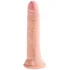 Фаллоимитатор на присоске King Cock Triple Density 18 см телесный фото 2