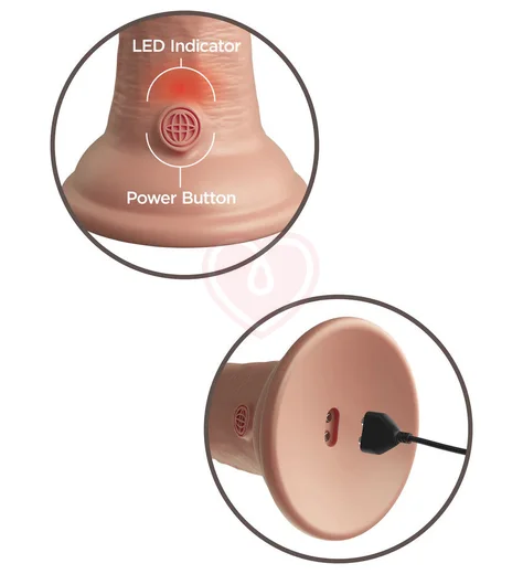 Реалистичный вибратор на присоске King Cock Elite 15 см фото 2