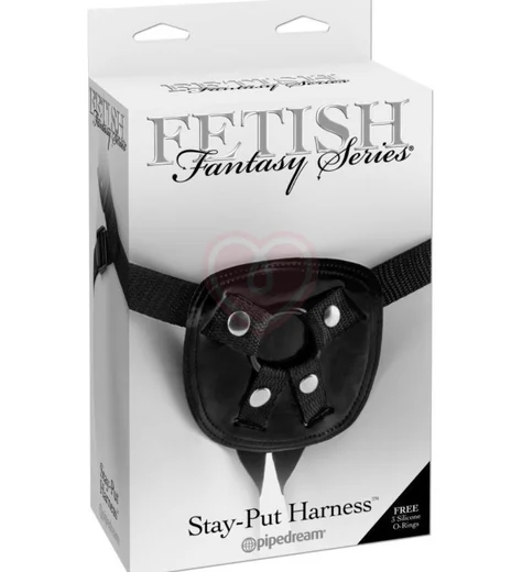 Пояс для страпона с кольцом Stay-Put Harness черный фото 7