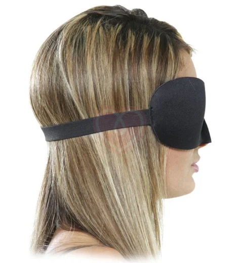 Маска на глаза Deluxe Fantasy Love Mask черная фото 2