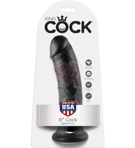 Фаллоимитатор на присоске King Cock 20 см черный фото 4