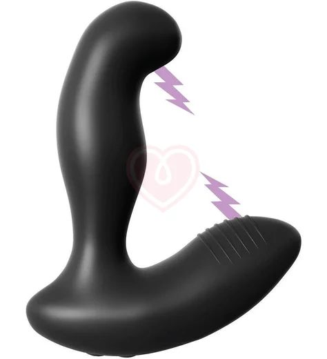 Вибратор для простаты с электростимуляцией Electro Stim Prostate Vibe черный фото 2