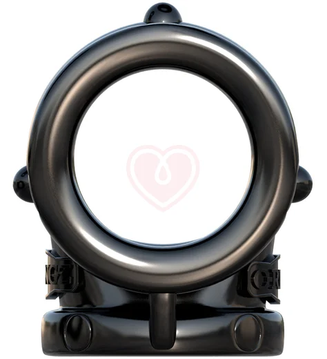 Эрекционное кольцо Rock Hard Cock Pipe чёрное фото 3