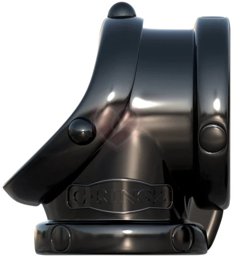 Эрекционное кольцо Rock Hard Cock Pipe чёрное фото 4