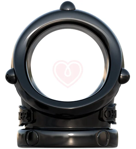 Эрекционное кольцо Rock Hard Cock Pipe чёрное фото 6